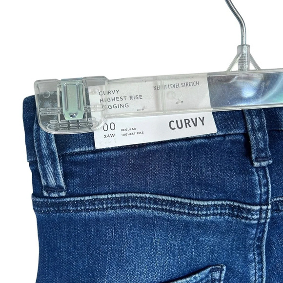 American Eagle Curvy Highest Rise Jegging size 00 - Picture 6 of 8